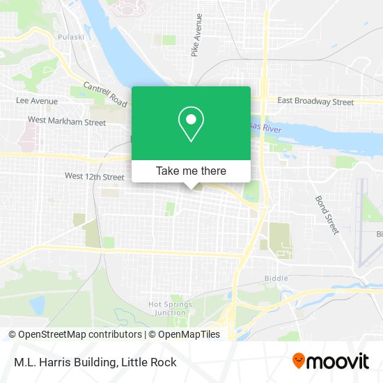 M.L. Harris Building map