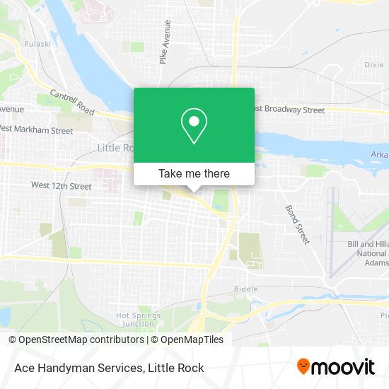 Ace Handyman Services map