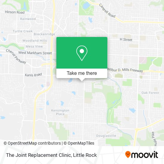 Mapa de The Joint Replacement Clinic