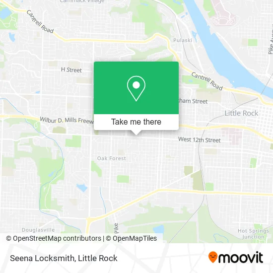 Seena Locksmith map