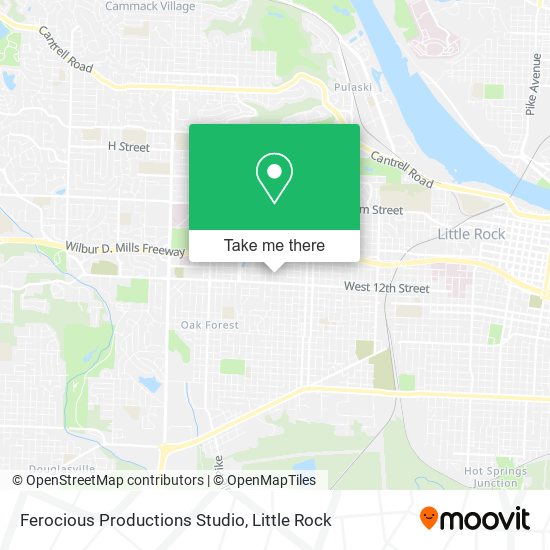 Ferocious Productions Studio map