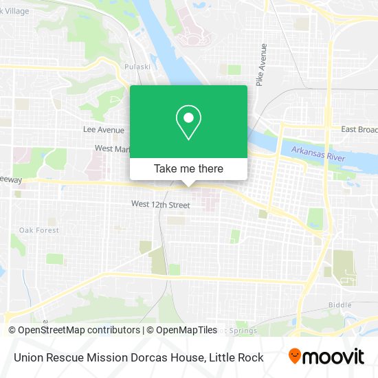 Mapa de Union Rescue Mission Dorcas House