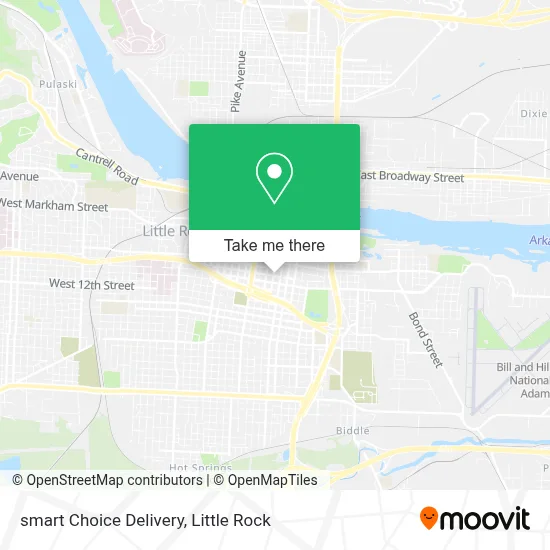 smart Choice Delivery map