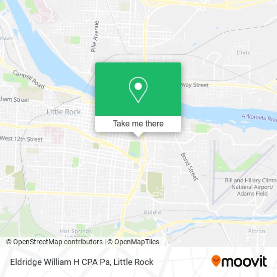 Eldridge William H CPA Pa map