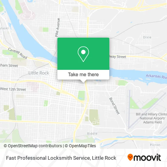 Fast Professional Locksmith Service map