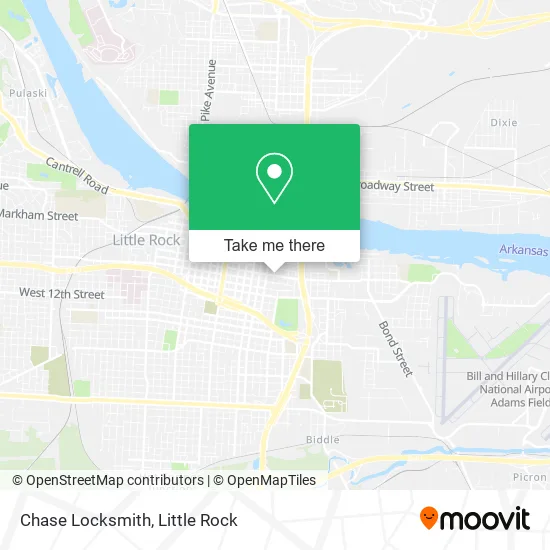 Chase Locksmith map