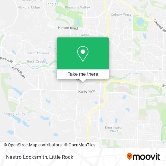 Nastro Locksmith map
