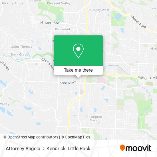 Attorney Angela D. Kendrick map