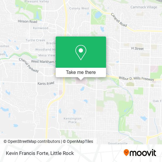 Kevin Francis Forte map