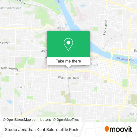 Studio Jonathan Kent Salon map