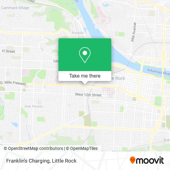 Franklin's Charging map