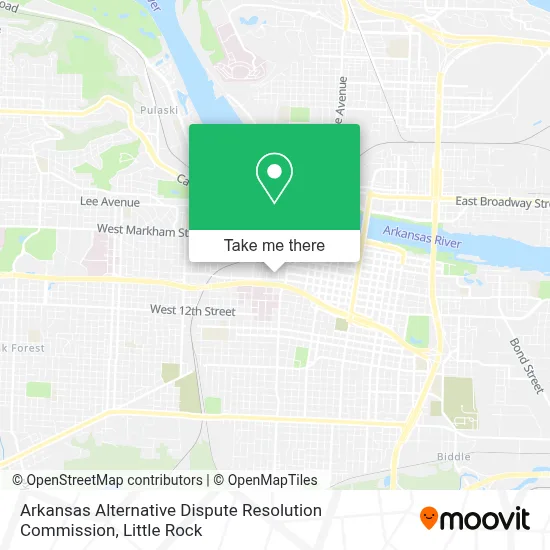 Arkansas Alternative Dispute Resolution Commission map