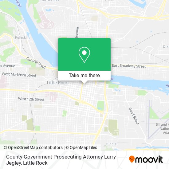 County Government Prosecuting Attorney Larry Jegley map