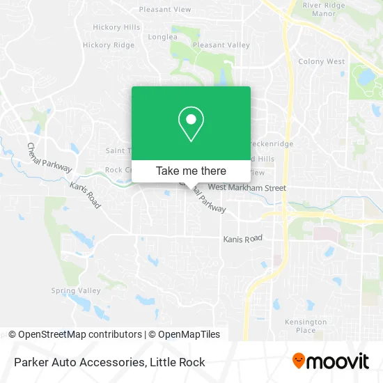 Parker Auto Accessories map