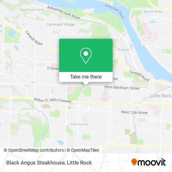 Black Angus Steakhouse map