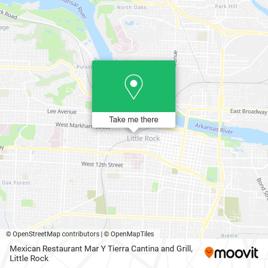 Mexican Restaurant Mar Y Tierra Cantina and Grill map