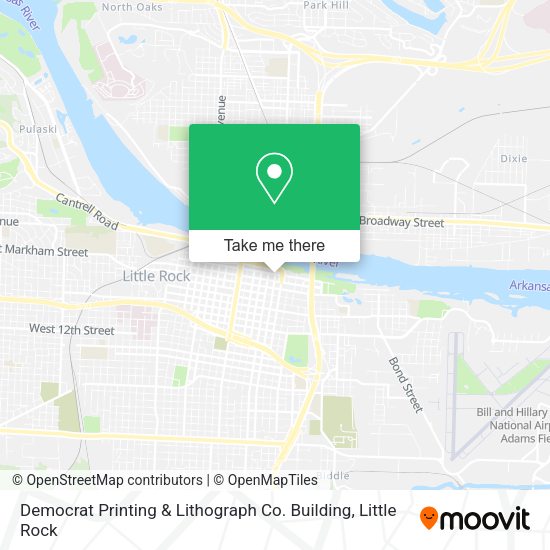Democrat Printing & Lithograph Co. Building map