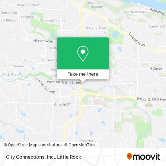 City Connections, Inc. map
