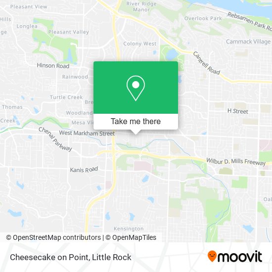 Cheesecake on Point map
