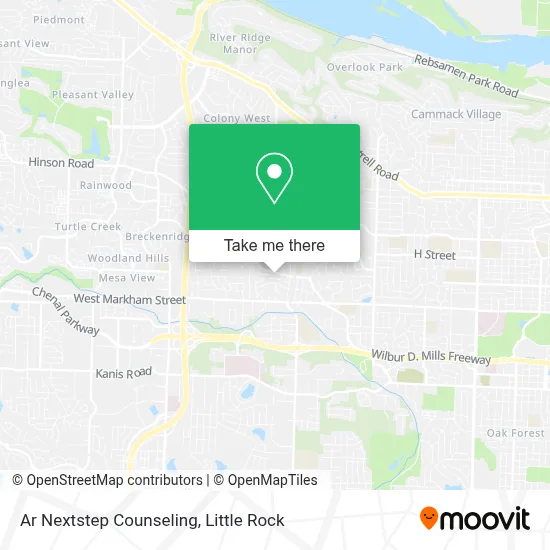 Ar Nextstep Counseling map