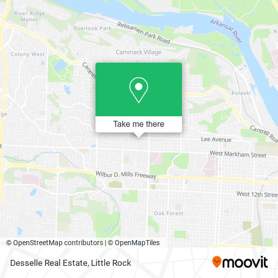 Desselle Real Estate map