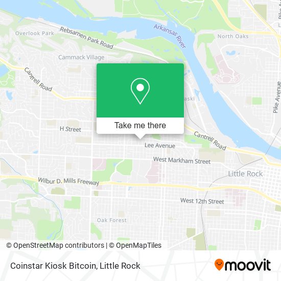 Mapa de Coinstar Kiosk Bitcoin