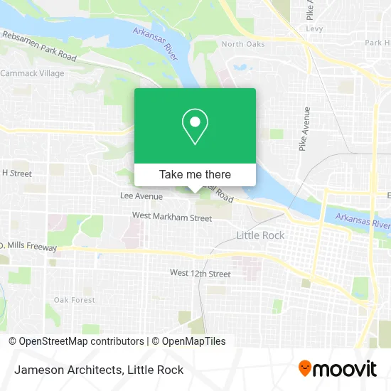 Jameson Architects map