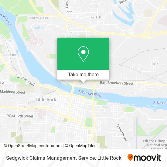 Sedgwick Claims Management Service map