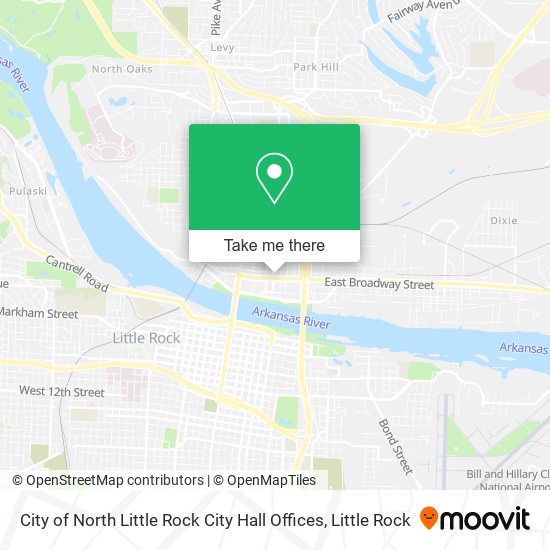 Mapa de City of North Little Rock City Hall Offices