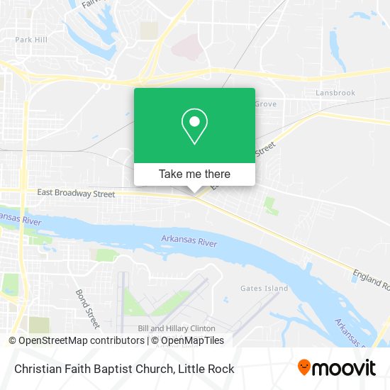 Mapa de Christian Faith Baptist Church