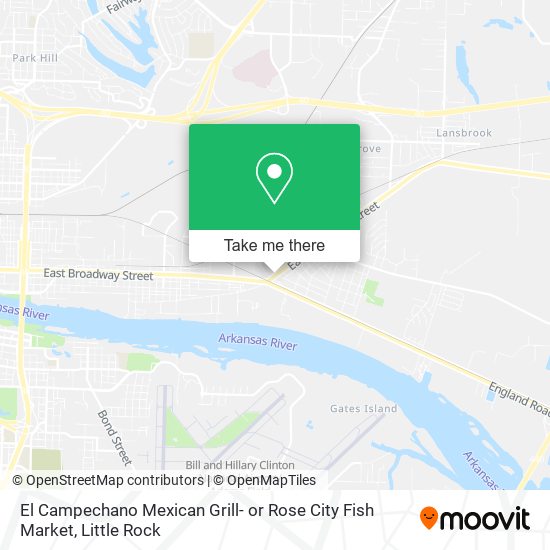 Mapa de El Campechano Mexican Grill- or Rose City Fish Market