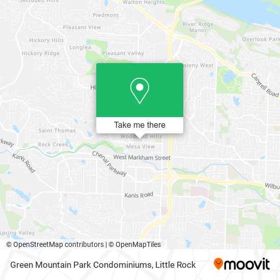 Green Mountain Park Condominiums map