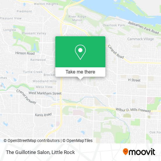 The Guillotine Salon map