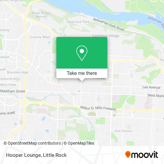 Hooper Lounge map