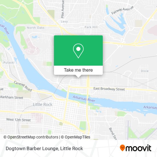 Dogtown Barber Lounge map