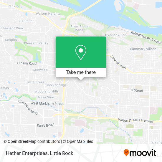 Hether Enterprises map