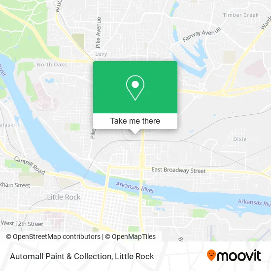 Automall Paint & Collection map