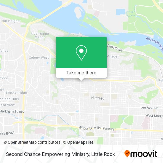 Second Chance Empowering Ministry map