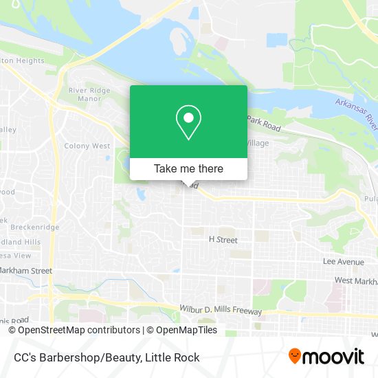 Mapa de CC's Barbershop/Beauty