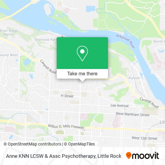 Mapa de Anne KNN LCSW & Assc Psychotherapy
