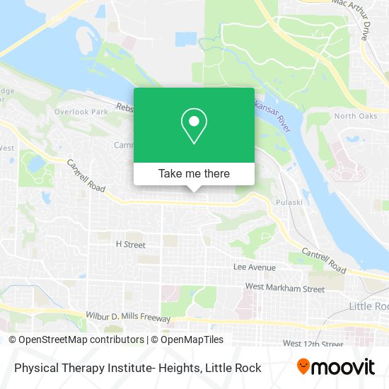 Mapa de Physical Therapy Institute- Heights