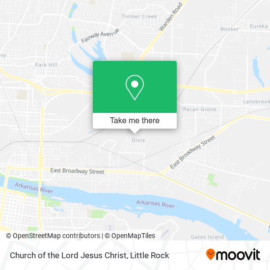 Church of the Lord Jesus Christ map