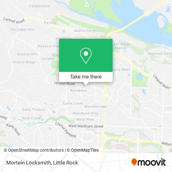 Mapa de Mortein Locksmith