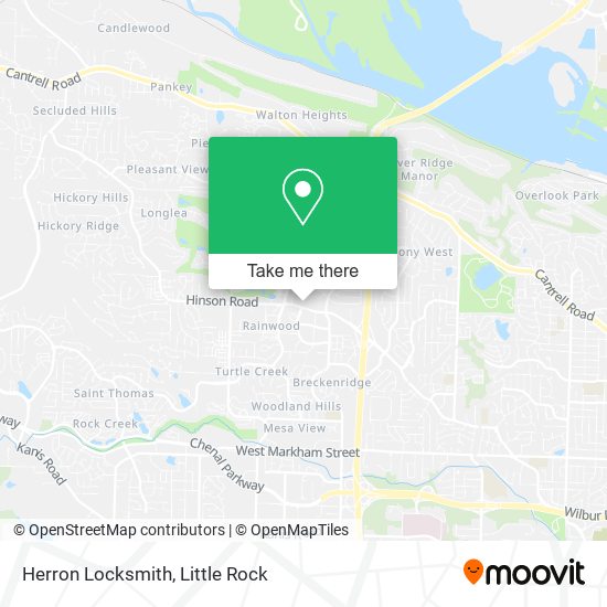 Herron Locksmith map