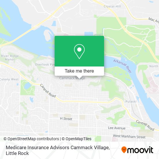 Medicare Insurance Advisors Cammack Village map