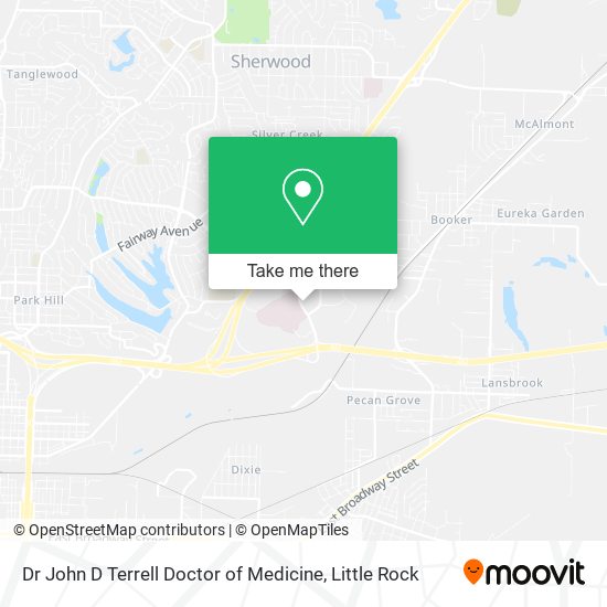 Dr John D Terrell Doctor of Medicine map