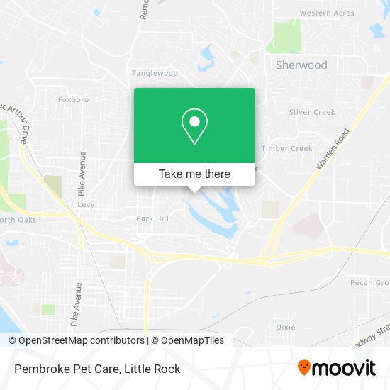Mapa de Pembroke Pet Care