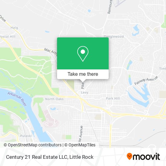 Century 21 Real Estate LLC map