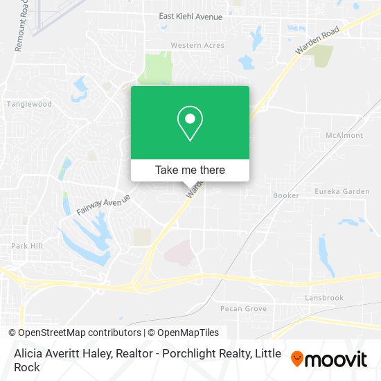 Mapa de Alicia Averitt Haley, Realtor - Porchlight Realty