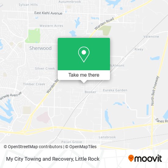 My City Towing and Recovery map